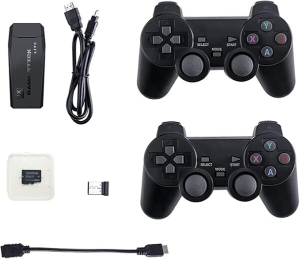 Gear UP 64G Built-in 20000 Games Stick 2 Wireless controller gamepad 4K HD Video game Console